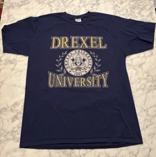 Drexel University T-Shirt Large Dragons School 1891 Vtg Vintage Philadelphia