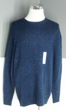 NEW Old Navy XL Navy Blue Long Sleeve Multi-Color Speckle Confetti Sweater NWT