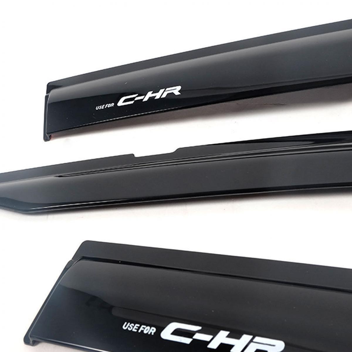 CHR CSR 35枚 Fit 2018 Toyota C-HR CHR Exterior Window Sill Trim 4 PCS