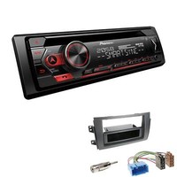Pioneer 1-DIN Autoradio CD Bluetooth Spotify USB FüR Suzuki SX4 Schwarz Ab 2006