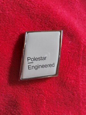 Volvo Elch Badge Emblem Logo ''Polestar Engineered'' Chrom