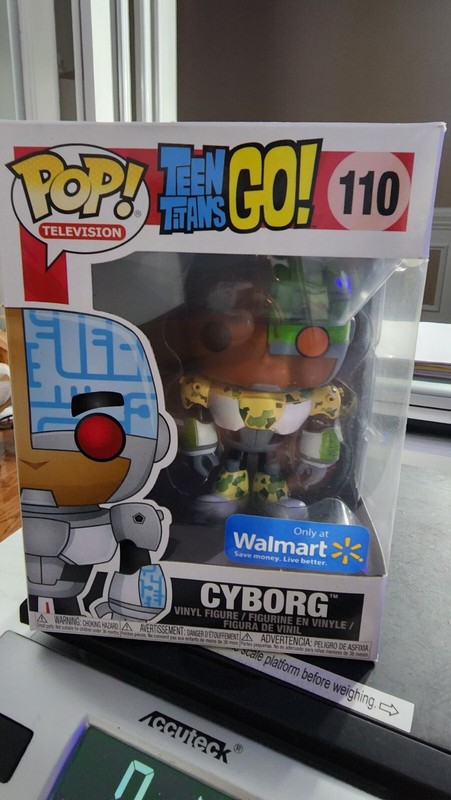 Funko Pop! Cyborg #110 Teen Titans Go! Walmart Exclusive Vaulted 