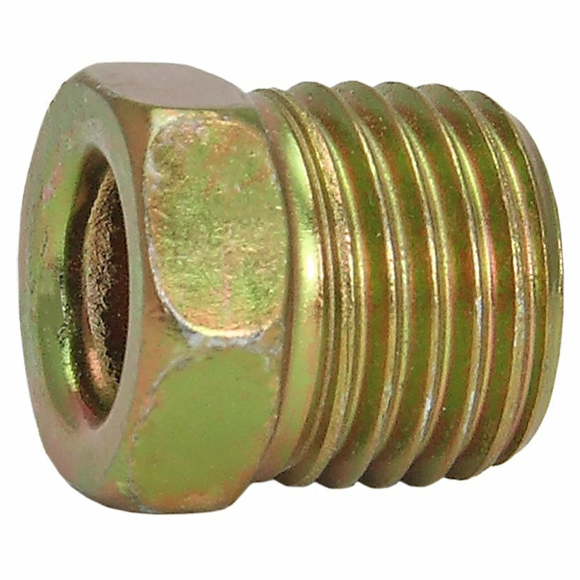 Stainless Brake Line Fitting Kit For 1/4 Tube, Inverted Flare (16 SAE Nuts) - Foto 8