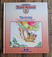 World Teddy Ruxpin Book The Airship: Discover a Whole New World 1985 Hardcover