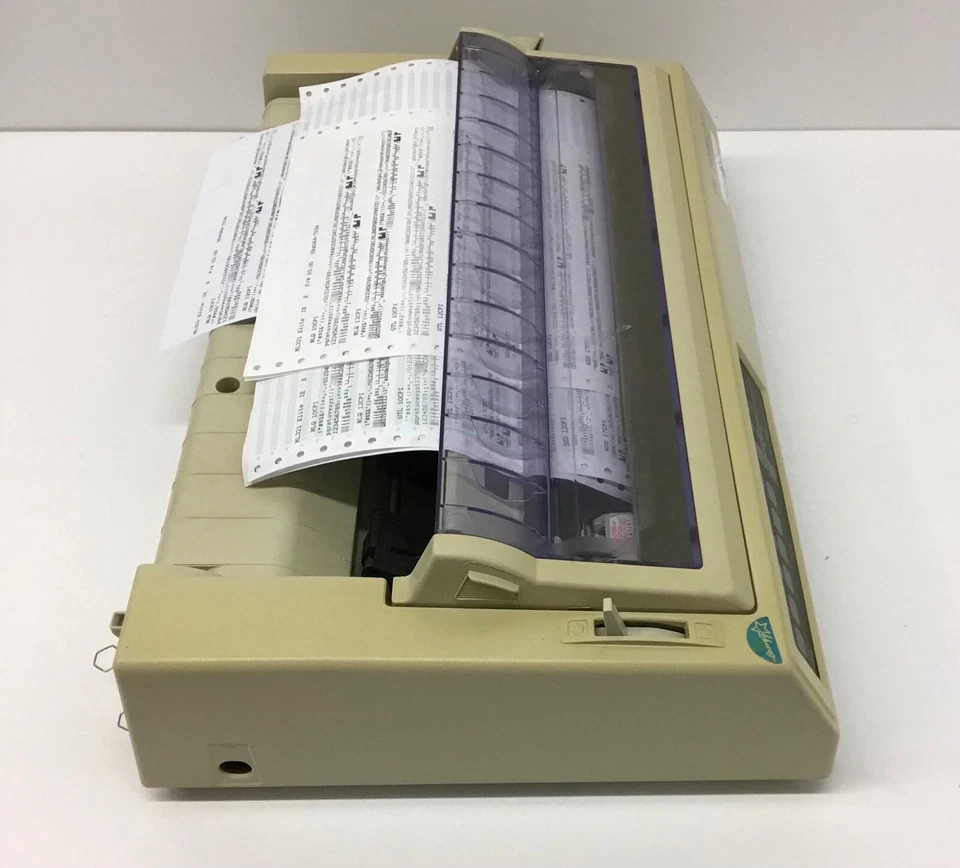 OKI Microline ML 321 Elite Wide Carriage Dot Matrix Printer 00034703 - Image 2 of 4