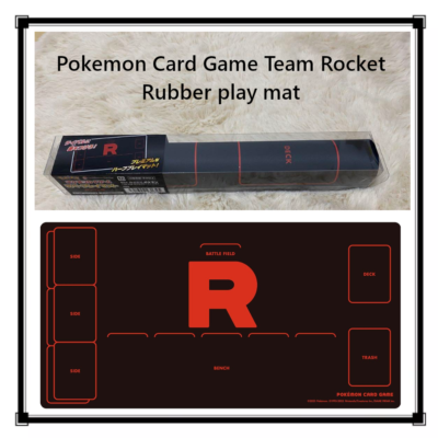 Pokemon Card Game Team Rocket Rubber play mat Supply goods Center  display picture 1
