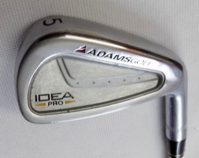 Adams Idea Pro Forged 5 Eisen Schwarz Gold Regular Flex Stahlschaft 