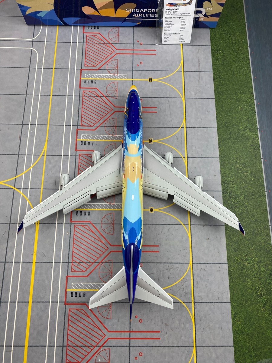 SQ Wings 1/200 Singapore Boeing 747-400 9V-SPL L2002FD SQ Wings 1/200 Singapore Boeing 747-400 9V-SPL L2002FD
