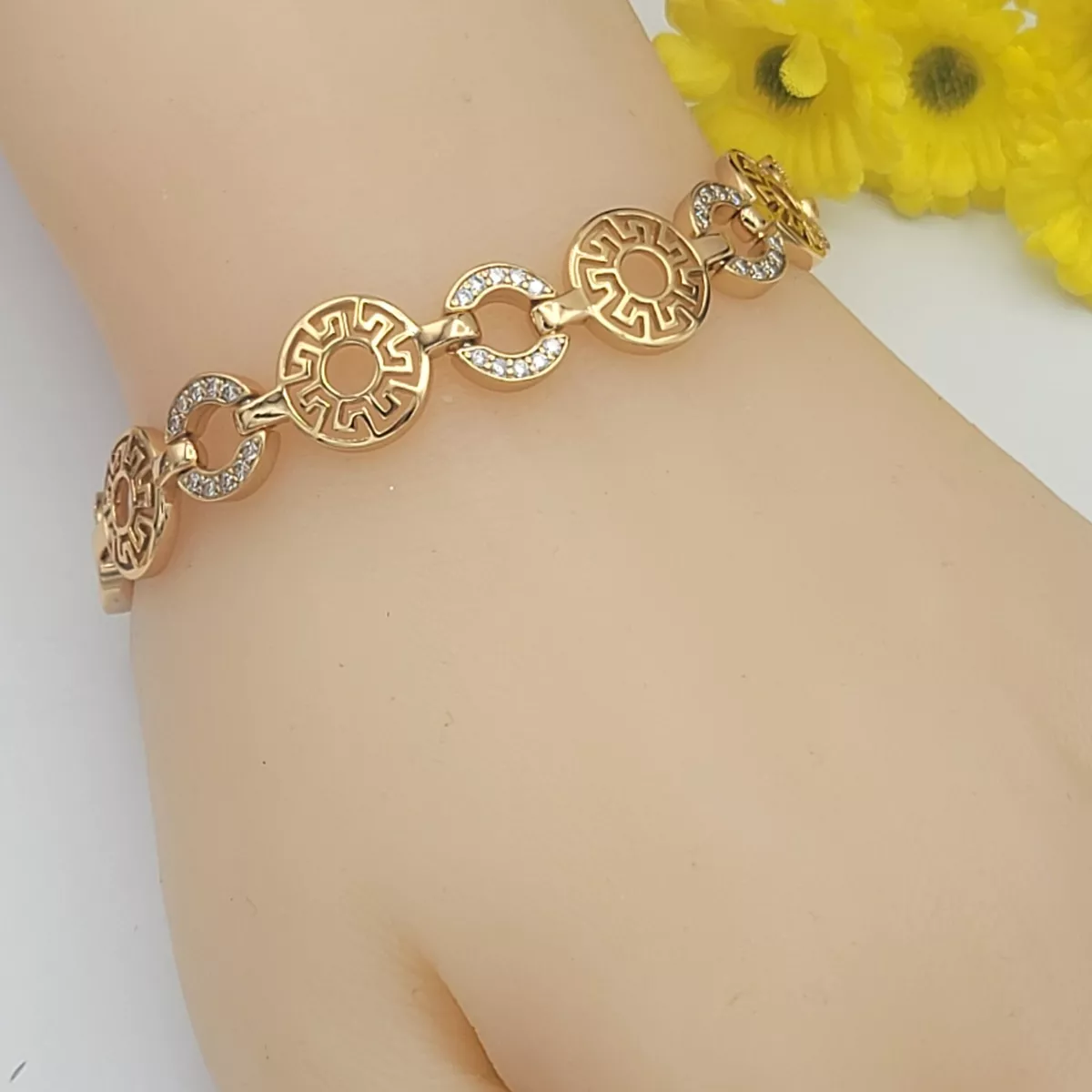 Elegant 18K Gold Plated Bracelets 