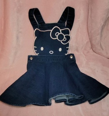 Hello Kitty - Sanrio Denim / Jean Overall / Jumper / Romper /Dress Size 2T