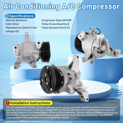 CO 29103Z AC Compressor for 2012-2016 Subaru Forester Impreza XV