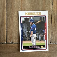 2005 Topps Rookie Ian Kinsler #302 Texas Rangers Baseball Card. rookie card picture
