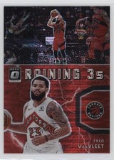2021-22 Panini Donruss Optic Raining 3s Red Pulsar Prizm Fred VanVleet #12 4xw