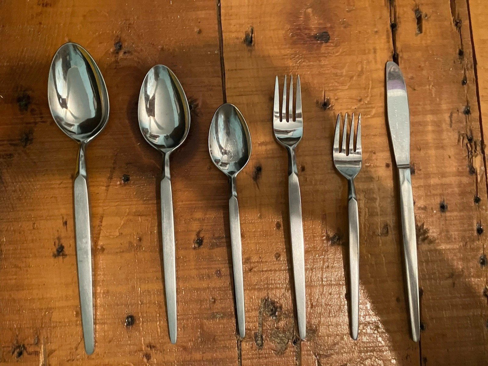 Stainless Steel Japan Dalton 18 Piece Set Flatware Fork Spoon Knife