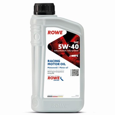 For ROWE OLEJE DODATKI 20044-0010-99 HIGHTEC RACING ENGINE OIL5W-40 1L ROWE