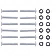 United Pacific 23797B Shift Plate Screw   Stainless Steel, Chrome, For Peterbilt