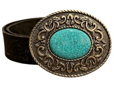 Western Bohemian Turquoise Style Belt Women  s Medium