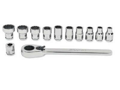 #ad 12 pc 1 4quot; Drive 12 Point SAE Flank Drive Low Profile Ratchet Soc Set 3 16 9 16quot; $195.00