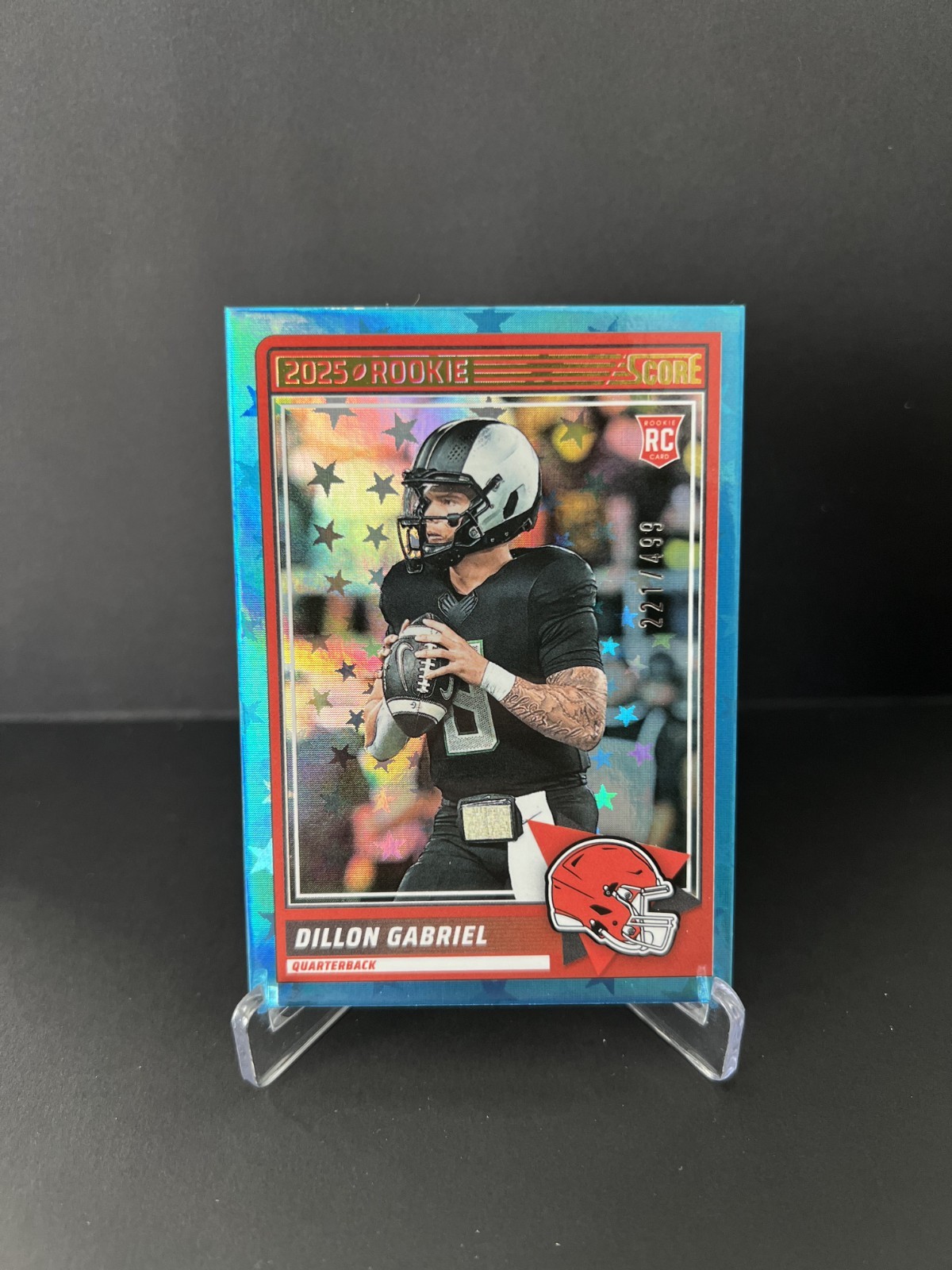 2025 Panini Score - Rookies Dillon Gabriel #41 Blue Stars /499 (RC)