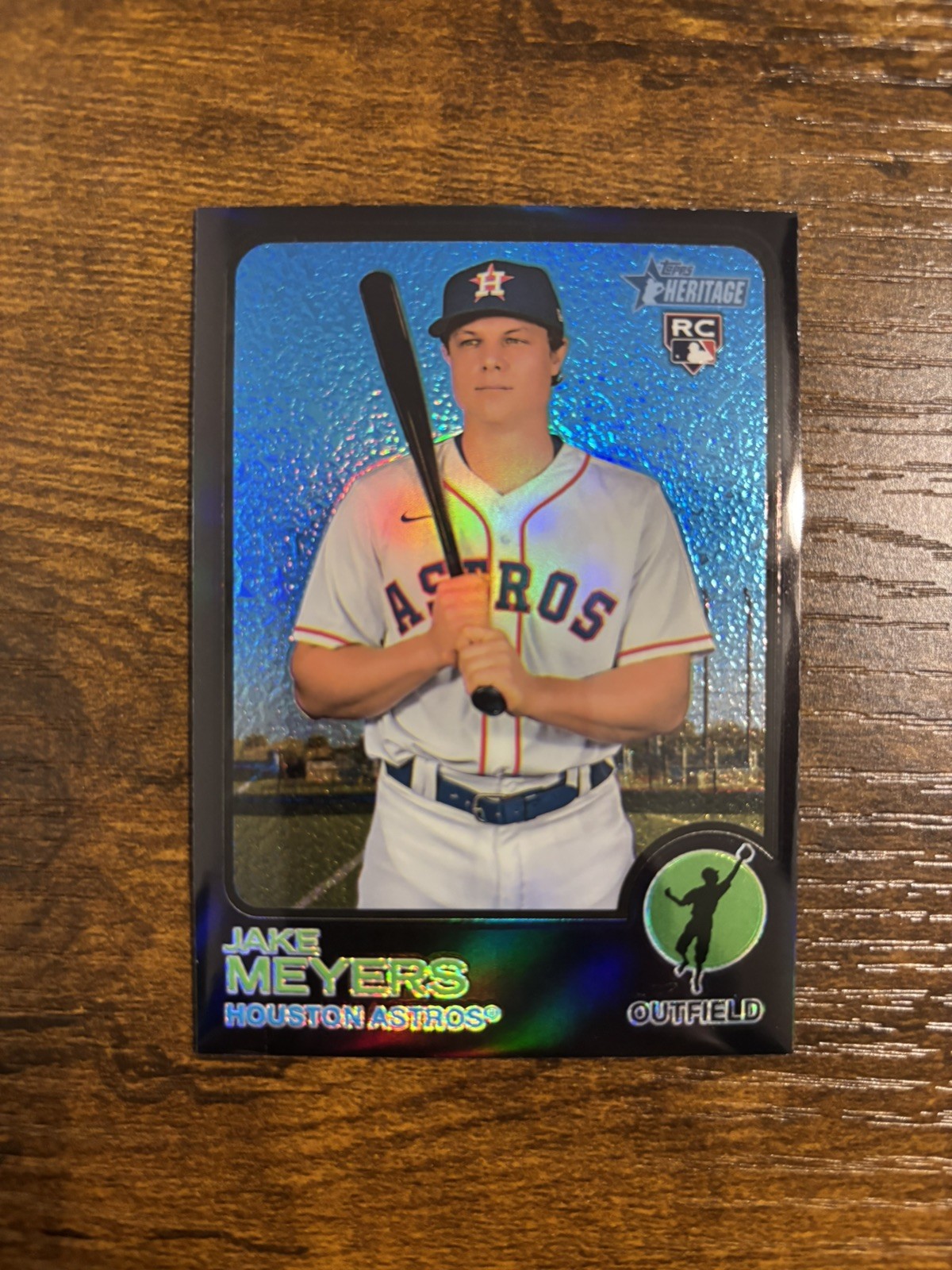 2022 Heritage High Number Jake Meyers Chrome Black Bordered Refractor /73 #532 