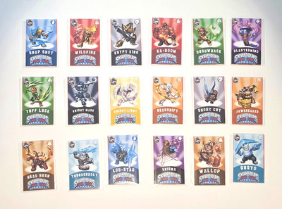 Skylanders Trap Team NFC Cards Complete Trap Masters