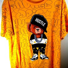 Hustle Gang T-shirt Bear Size X-Large OG Gangster Legend Savage Bailey Apparel