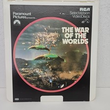 CED RCA VideoDisc Selectavision The War Of The Worlds Vintage See description