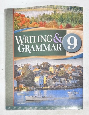 BJU Press Writing & Grammar 9 Student WorkText 3rd Edition Bob Jones Paperback