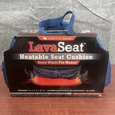 Arctic Zone Lava Seat Heatable Seat Cushion Blue Stays Warm For Hours New