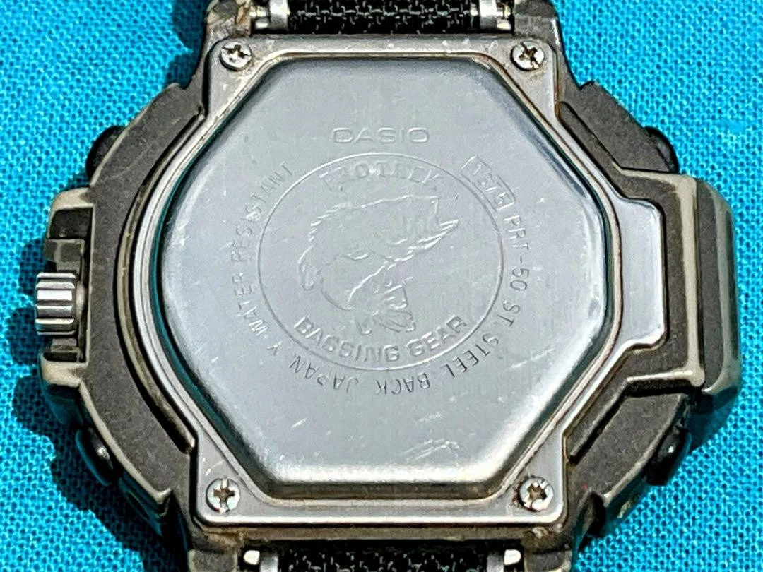 RARO Reloj Casio Pro Trek PRT-50 Twincept Ana-Digi Hombres ENGRANAJE BAJO Limitado De Colección