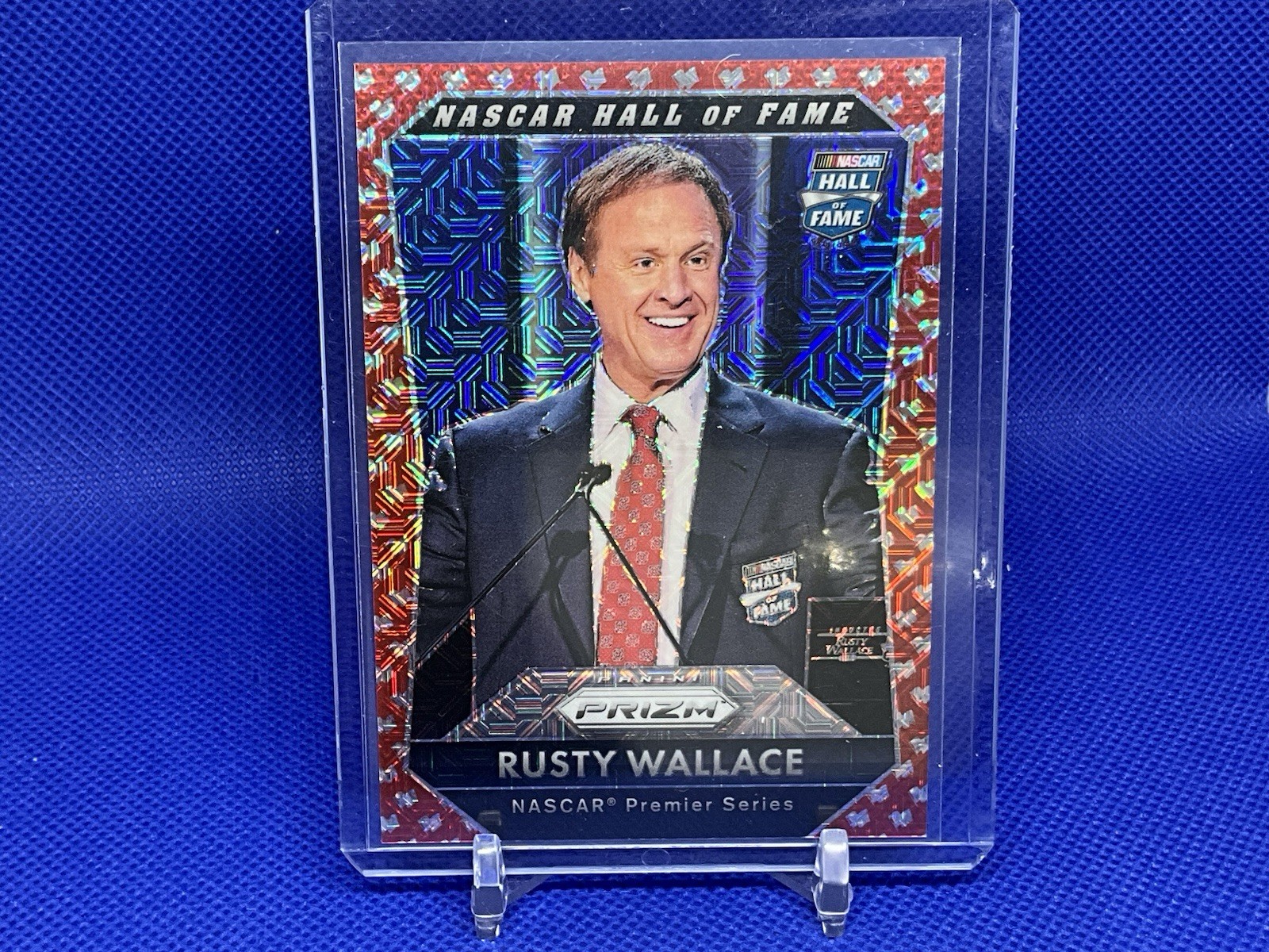RUSTY WALLACE 2016 PANINI PRIZM REFRACTOR NASCAR HALL OF FAME  /75