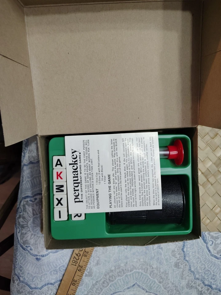 1975 Perquackey Alphabet Dice Word Game By Lakeside, Complete EUC - Image 2 of 4