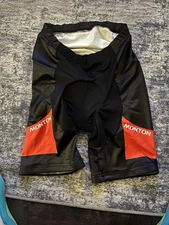 Men's Bellwether Padded Cycling Shorts Black/Red Size L NOWT