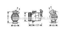 Kompressor Klimaanlage Klimakompressor passend für Renault Espace IV JK0/1_