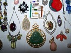 Jewelry Parts Lot Craft JewelryMaking Art Acrylic Abstract ArtGlass Stone Buddha — photo 7
