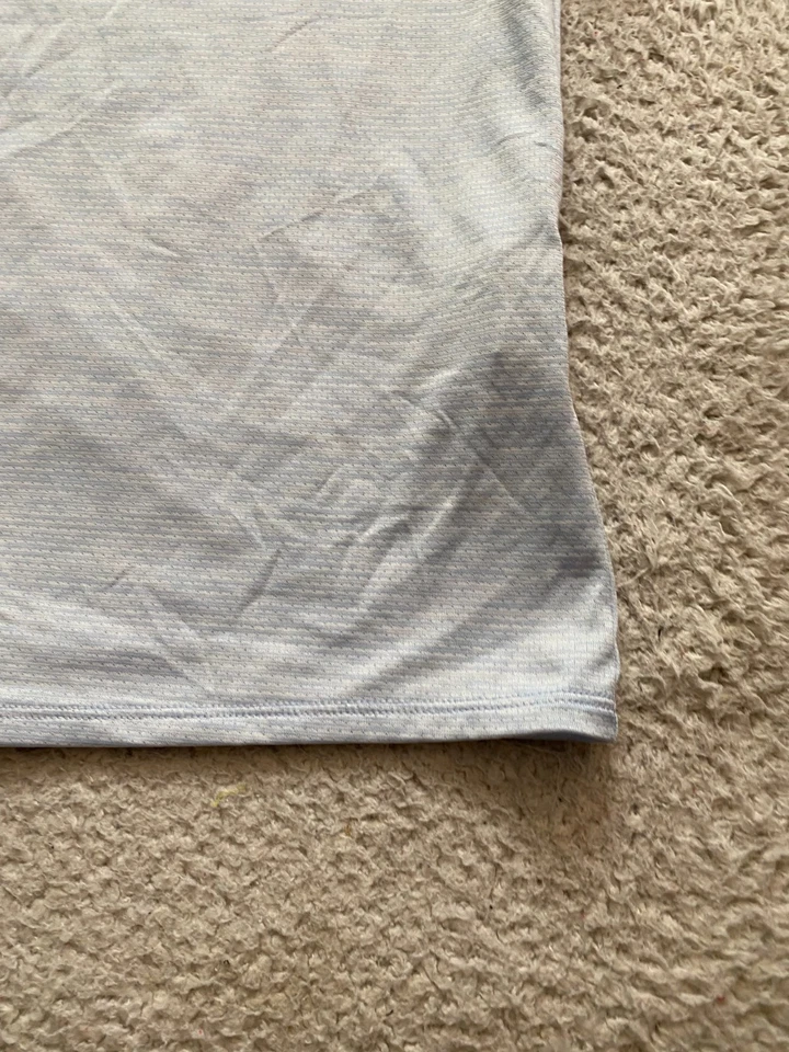 Camisa Under Armour HeatGear Mujer Espalda Abierta Manga Corta Ropa Activa Azul Talla L Foto 2 de 4