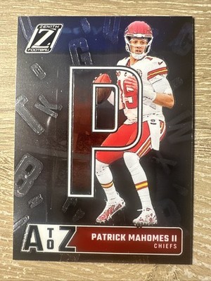 2024 Panini Zenith - PATRICK MAHOMES - A-Z Insert - ''P'' Chiefs - BOGO HALF OFF