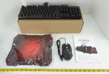 Proscan Light Up Keyboard Set Gaming Kit PGKS100 Mouse Mouse-Pad Gamer