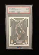 2023-24 Panini Prizm Victor Wembanyama Base #136 PSA 9 Spurs RC
