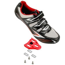 Bicicleta de carretera Venzo para Shimano SPD SL Look Ciclismo Bicicleta Zapatos y pedales Botines