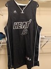 Lebron James Miami Heat Swingman Jersey Adidas Mens 3Xl 56 Black
