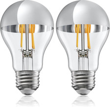 Dimmable Half Chrome Light Bulb 4.5w40w Eqv. Anti Glare Led Light Bulbs Ul Dimmable Half Chrome Light Bulb 4.5w40w Eqv. Anti Glare Led Light Bulbs Ul