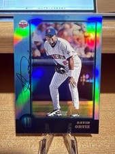 2013 Bowman Chrome Baseball Blue Sapphire David Ortiz Reprint Twins Card #71
