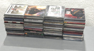 32 Vtg Classic Hard Rock CD Lot Heavy Metal Hair Band Bon Jovi Ratt Rush DEF CRU