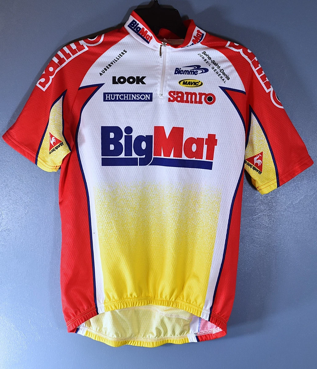 Maillot Cyclisme Vintage Biemme – Blanc – Taille L – Fabriqué En Italie – Occasion