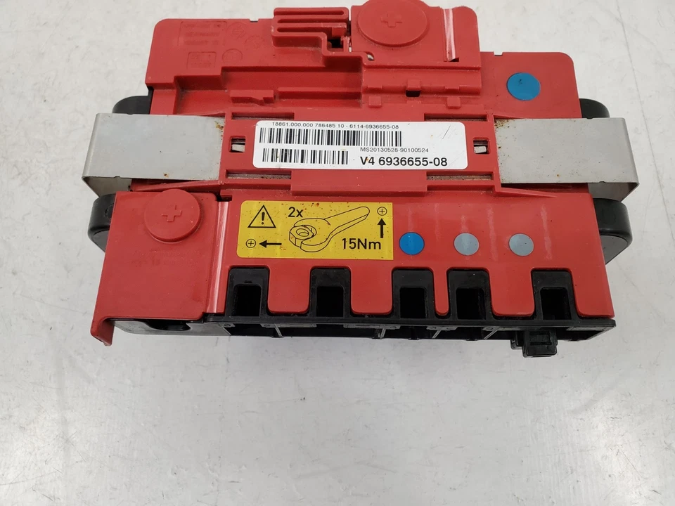 ✅ 06-13 BMW E92 E93 Batería Alimentación Cable Conexión Distribución Fusibles Caja Voltaje Foto 4 de 4