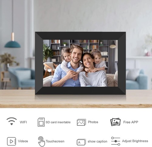 Stunning 10.1'' IPS Digital Photo Frame - Instant Sharing for Family Moments - Picture 6 of 9