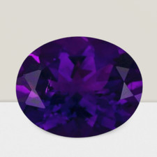 Amethyst Oval Cut Gemstone 1.20 Cts - 8x6 mm Flawless Loose Gem