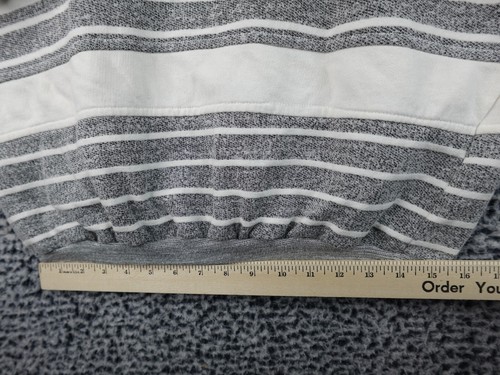 Vtg Givenchy Men's Striped Short Sleeve Crewneck Sweatshirt Gray Size L Casual - Picture 15 of 17