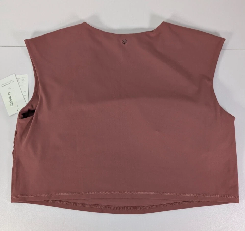 Camiseta Athleta Top Para Mujer Plus 3X Rosa Vita Free Recortada Cancha Nueva con Etiquetas Foto 2 de 4